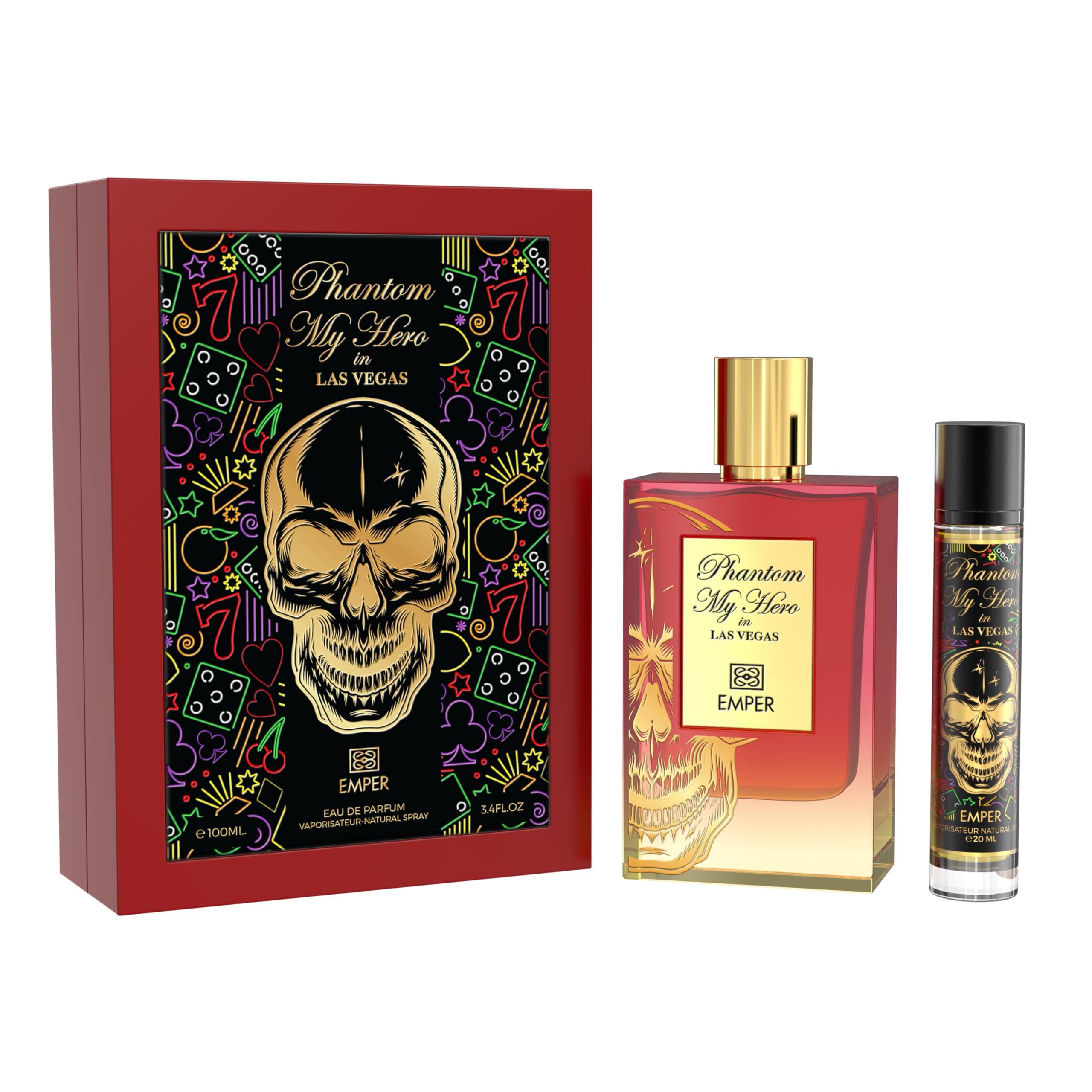 Amazon.com : Emper PHANTOM My Hero in Las Vegas Eau de Parfum